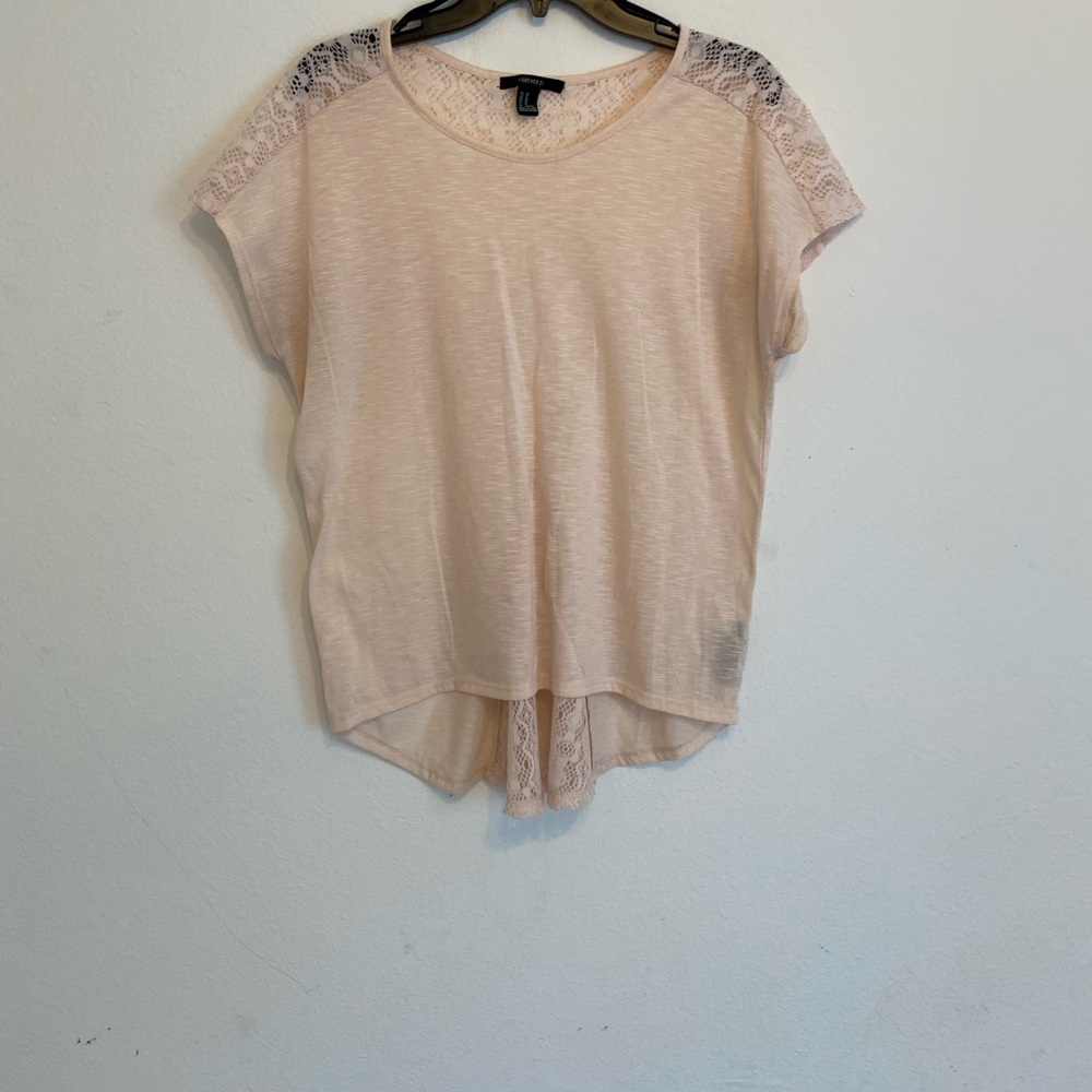 Forever 21 light pink blouse